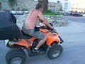 quad biking in kos round a island