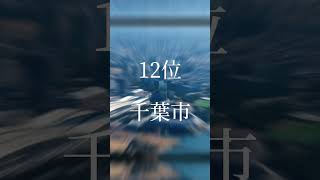 個人的に都会だと思う県庁所在地ランキングTOP28#ランキング#おすすめにのりたい#都道府県ランキング #都道府県 #県庁所在地#都市#shorts