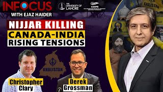 InFocus with Ejaz Haider -Ep 19, Sep 30:Canada-India Tensions - A Convo with D Grossman and C Clary