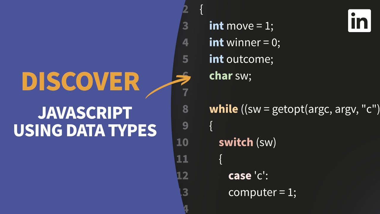 JavaScript Tutorial - Using Data Types - YouTube