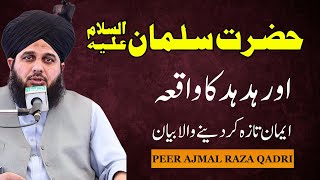 Hazrat Suleman aur hod hod ka waqia Ajmal Raza Qadri | Peer Ajmal Raza Qadri new Bayan