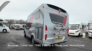 Burstner Travel Van T590 3 Berth 4 Travel seat Motorhome