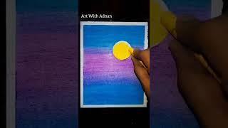 Oil pastel drawing tutorial | Most easiest drawing ever | Oil pastels drawing #shorts