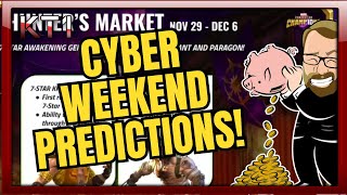 My Cyber Weekend Sales Predictions! The Hunters Market!