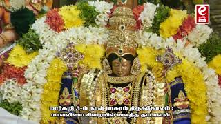 ஸ்ரீரங்கம் பரமபத நாதர் சந்நிதியில் மார்கழி 3ம் நாள் திருக்கோலம் : மாவலியைச் சிறையில் வைத்த தாடாளன்