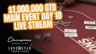 Lone Star Poker Series | $1,000,000 GTD Main Event Day 1d