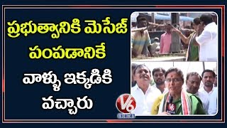 Congress MLA Candidate Uttam Padmavathi Face To Face Over Huzurnagar By Election | V6 Telugu News