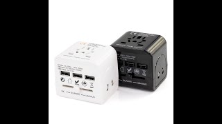 Universal International Travel Adaptor Plug Adapter Multifunctional Travel Power Adapters with 3USB