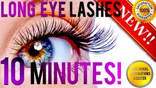 🎧 GROW LONGER EYELASHES IN 10 MINUTES! SUBLIMINAL AFFIRMATIONS BOOSTER! REAL RESULTS DAILY!