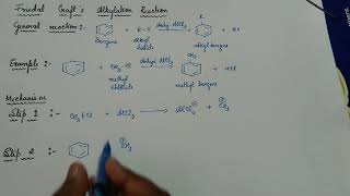 16: Friedal Craft's Alkylation Reaction - Mechanism