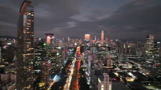 中国广东省深圳市福田区 China futian shenzhen Cyberpunk City 20231116