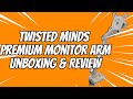 Twisted Minds Premium Monitor Arm Unboxing | Worth To Buy? #monitorarm  #twistedminds