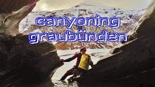 Canyoning in Canton of Grisons: Segnes, Flem, Turnigla, Ual Crap Grisch, Cavrein