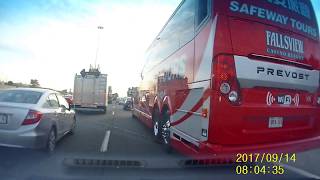 Safeway? Bus full of passengers and he drives like this. Amazing.