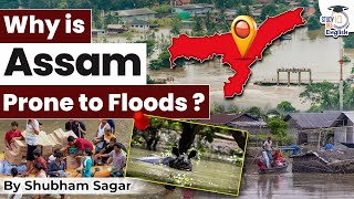 Assam Floods: Nature’s Fault or Man-Made Crisis? | Shubham Sagar | StudyIQ IAS English