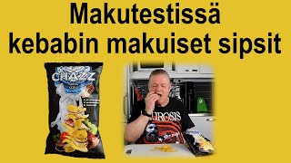 Makutestissä kebabin makuiset sipsit