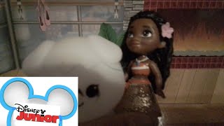 Moana \u0026 The Walking Dog | Playdate With Rapunzel | Disney Junior