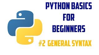 Python Basics for Beginners Part 2: General Syntax