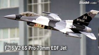 Freewing F-16 V2 6S Pro 70mm EDF Jet - Model Aviation