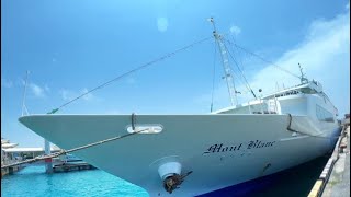 【#3 宮古島旅行】お待ちかねのランチクルーズ⛴みんなでビュッフェ😊ご厚意でピアノの生演奏を聞くことができました🎹リクエストしまくり☺️2019.7