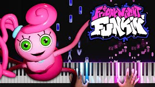 Mommytime - Friday Night Funkin VS Mommy Long Legs - Piano Tutorial