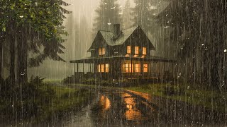 Heavy Rain for Sleeping & Insomnia Relief | Deep Sleep with Heavy Rain on Tin Roof, Relax, ASMR