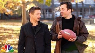 "Catch" with Jimmy Fallon and Jeremy Renner