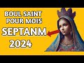 TOUT BOUL SAINT POUR MOIS SEPTEMBRE  2024 LA /BOUL SAINT POU MWA SEPTANM