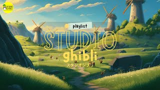 [2 HOUR] Ghibli music brings positive energy 🍒 Spirited Away, My Neighbor Totoro