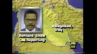 Operation Desert Storm, Aerial Bombing Begins, CNN, January 16, 1991 (Volume 1)