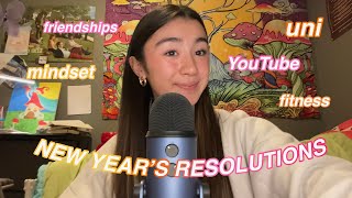 ASMR close whispered 2025 resolutions 🌟