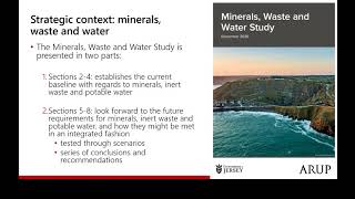 Draft bridging Island Plan: Thematic webinar – minerals, waste and utilities