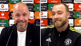 'We need to do better ATTACKING! Compete with THE BEST!' | Erik ten Hag, Eriksen | Sevilla v Man Utd