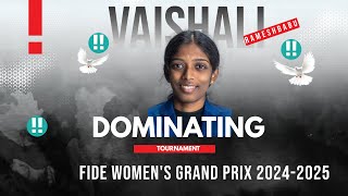 IM Stavroula Tsolakidou vs GM Vaishali Rameshbabu | Round 1 | FIDE Women's Grand Prix 2024-2025