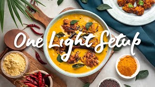 Creative way to use One Light Setup in Food Photography | Learn In 3 Minutes.