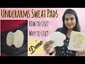 How To Use Underarm Sweat Pads? | Why To Use? | Slickfix Underarm Sweat pads | The Shubhi Tips!!