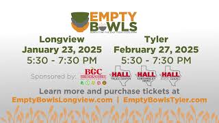 Empty Bowls 2025 - East Texas Food Bank