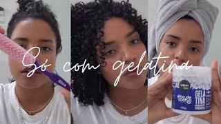 Finalização perfeita usando apenas gelatina- gel creme da Salon Line | definição e volume| pós corte