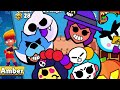 jellyfish sandy vs all brawlers with 16 power ups brawl stars