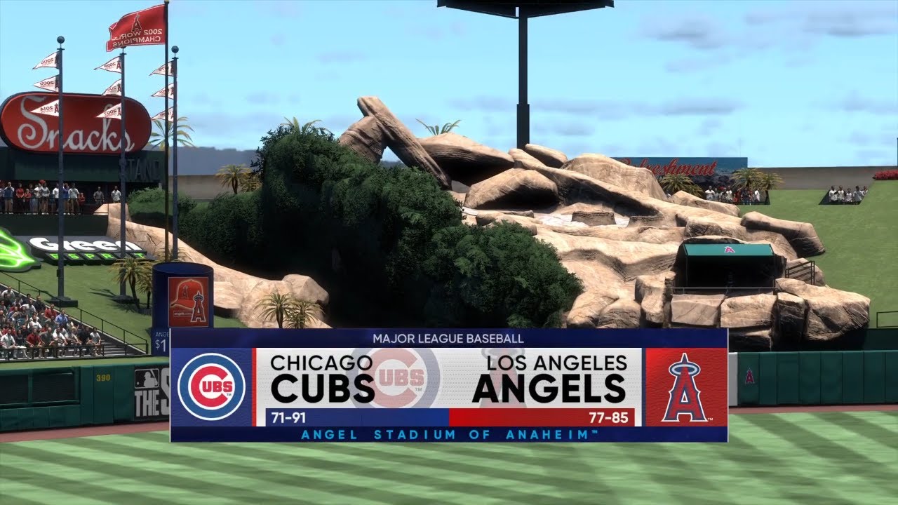 The Show 22 Full Match - Chicago Cubs Vs Los Angeles Angels ...