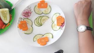 Handmade Carrot Flower  Vegetable Carving Garnish  Food Decoration  Party Garnishing