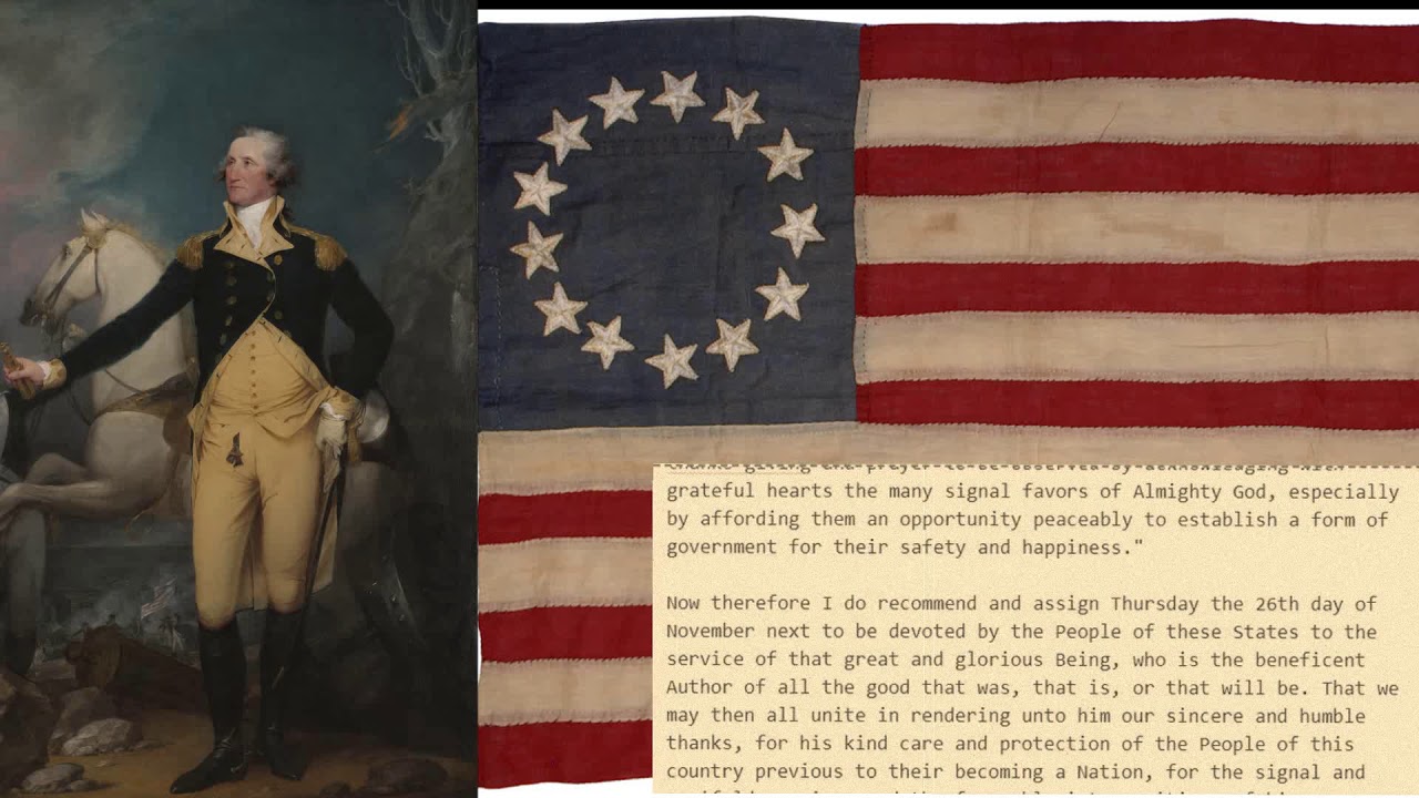 George Washington Thanksgiving Proclamation October 3rd, 1789 - YouTube