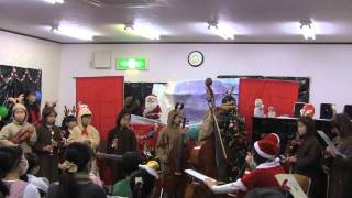 14年クリスマス会の人形劇　9匹のトナカイ芦塚音楽千葉教室花園自治会館