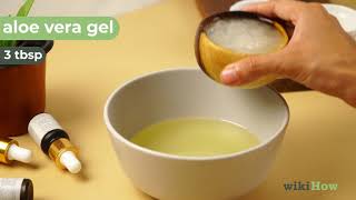 How to Mix Aloe Vera Gel with Oils