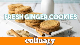 Fresh Ginger Cookies