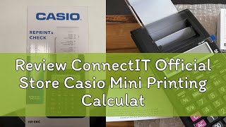 Review ConnectIT Official Store Casio Mini Printing Calculator HR-8RC (Black)(1 Year Local Warranty