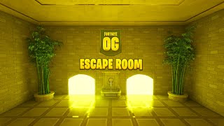 Fortnite OG Escape Room (ALL LEVELS \u0026 ALL BEARS)