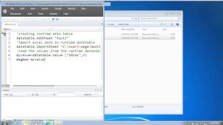 Runtime Data Table in QTP