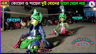 কোয়েল ও পায়েল দুই বোনের অসাধারন মেল নাচ 💥 পলাশকুঁড়া মহিলা ছৌ 💥 Palashkura Mahila Chhau