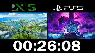 PS5 Vs Xbox Series X/S Fortnite Loading Time
